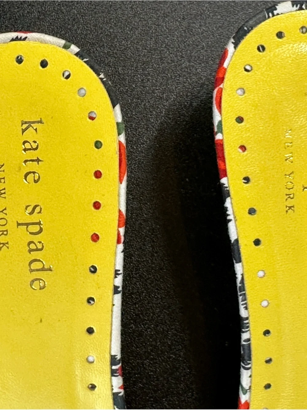 Vintage Kate Spade Kitten Heel Sandals Leopard Floral 90s Y2K - Picture 6 of 7
